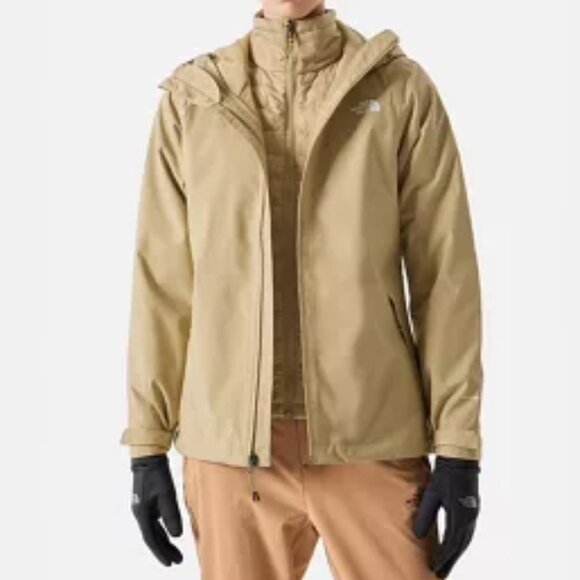 The North Face Women's Carto TriClimate Jacket Khaki Stone 3XL